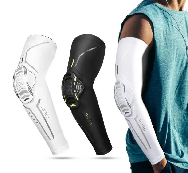 ProGuard: Sports Anti-Collision Elbow Pads, Compression Arm Sleeves Protector