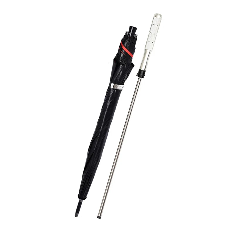 2-in-1 Walking Cane UV Protection Hiking Windproof Umbrella