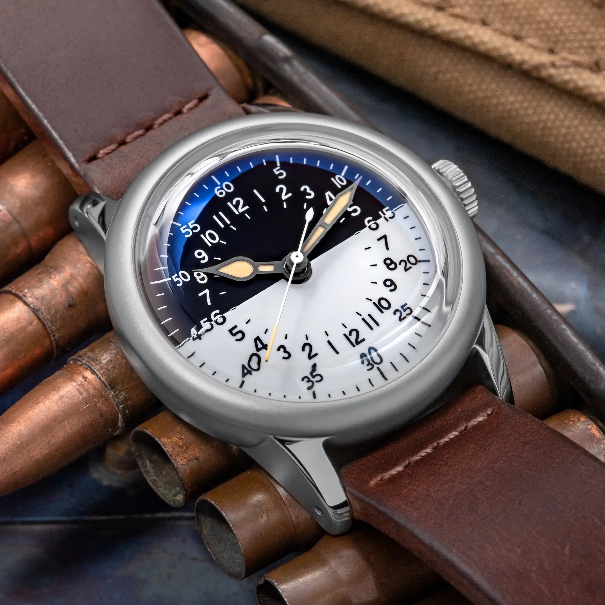 [SHY041] THORN 36mm Retro Military Watch – WWII Ship Watch Replica