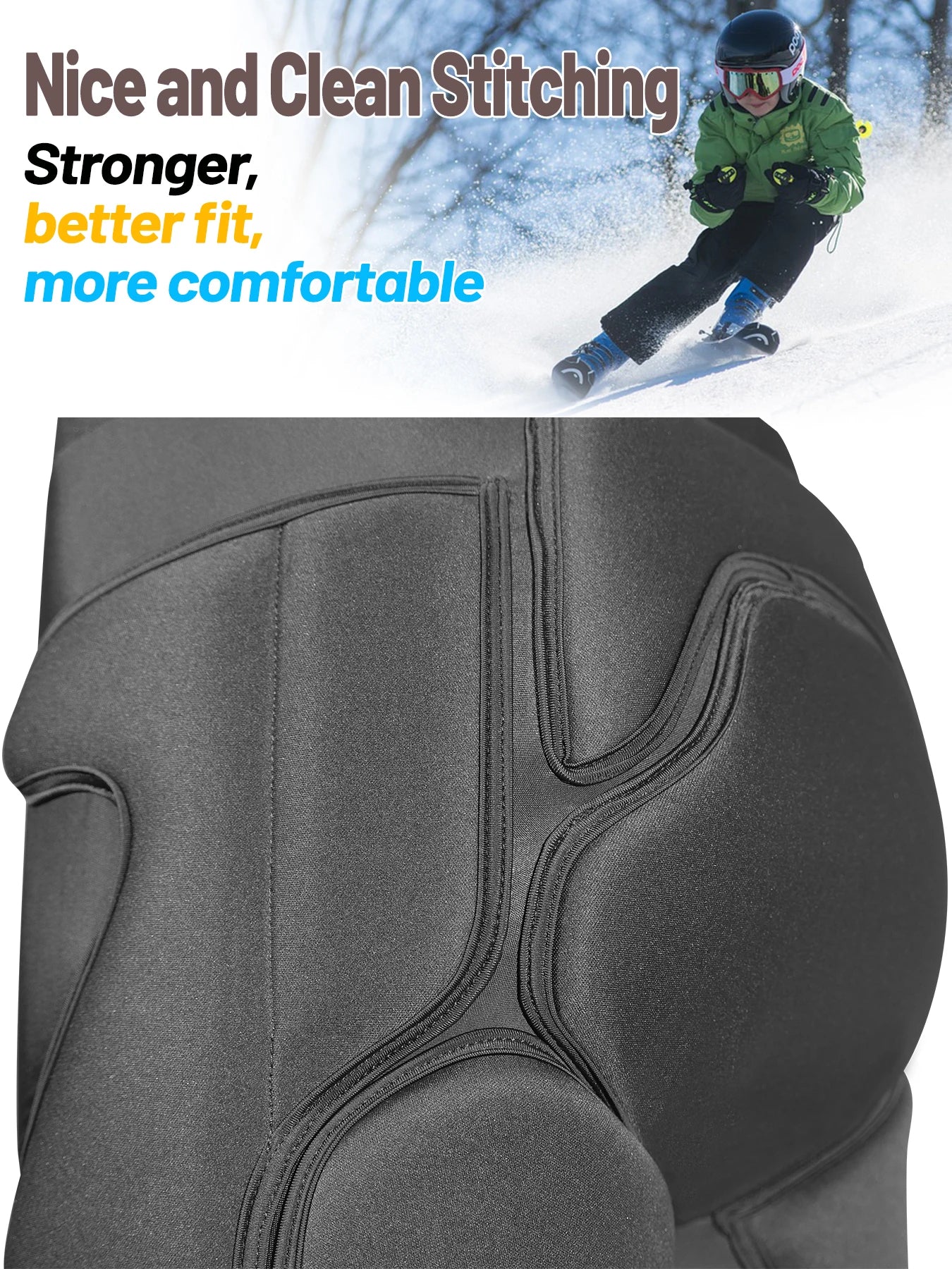 AVIVOR Protective Padded Shorts: Full Hip, Butt, and Tailbone Protection for Snowboarding, Skateboarding, and Skiing