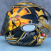 SamuraiX: Ram3 Pedrosa Half Helmet for Men and Women, Off-Road Summer Helmet for Downhill Racing and Mountain Cross