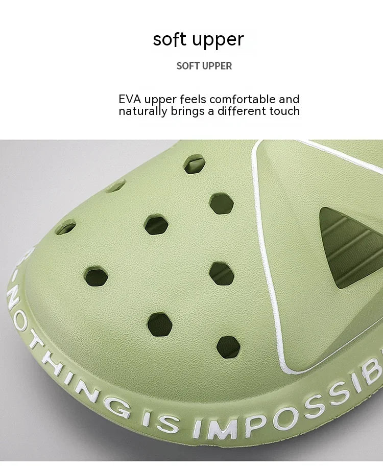 AquaSport: Dual-use Beach Slippers, Men's Work Non-slip Wear Crocs