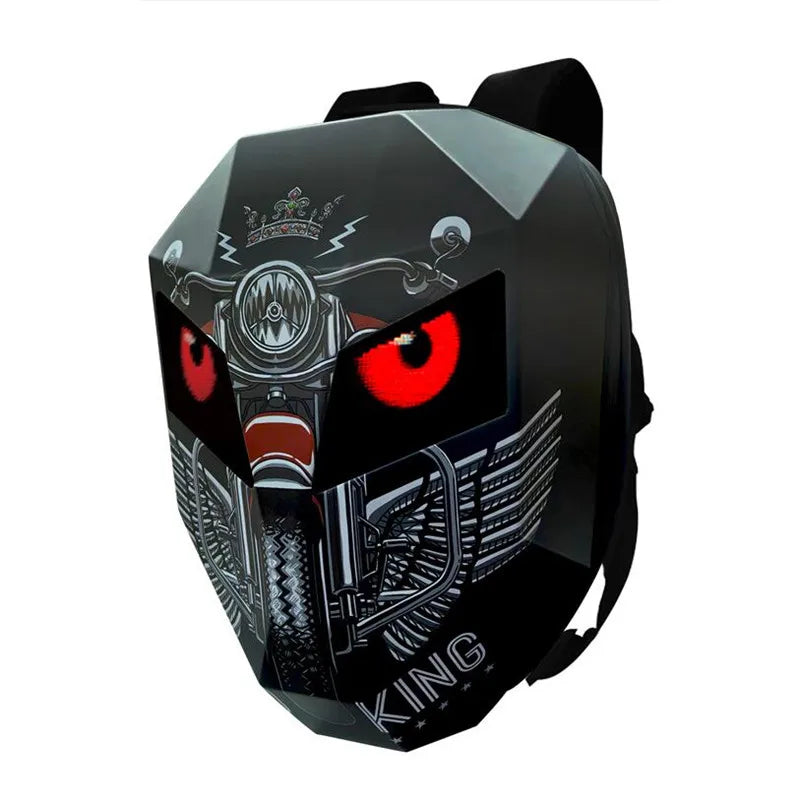 LED Light-Up Mochila Knight Cycling Backpack