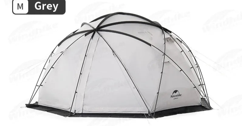 Naturehike Geodesic Dome Tent with Chimney: 4-Season Family Outdoor Camping Tent