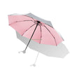 Titanium Silver 8 Ribs Pocket Mini Umbrella: Anti-UV Sun Umbrella, UPF Protection