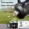 ThermoMax: Large Vacuum Flask, Stainless Steel Outdoor Portable Tea Thermos