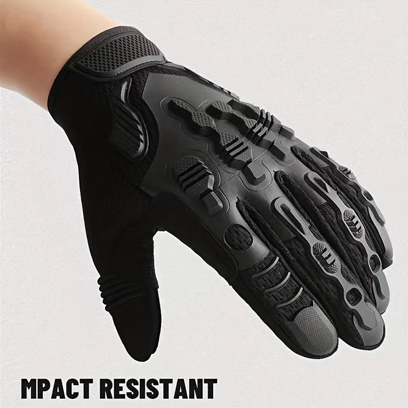 Men's Tactical Hunting Gloves - Full Finger, Breathable, Non-Slip for Cycling, Hiking, Fishing & Outdoor Sports Equipment