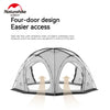 Naturehike Geodesic Dome Tent with Chimney: 4-Season Family Outdoor Camping Tent