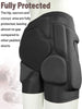 AVIVOR Protective Padded Shorts: Full Hip, Butt, and Tailbone Protection for Snowboarding, Skateboarding, and Skiing