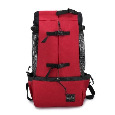 Trek Tech Gear Backpack Red / XL Outdoor Adjustable Reflective Travel Backpack