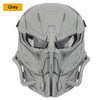 GiftsBite Store Grey Tactical Full Face Breathable Airsoft Wargame Protective Mask