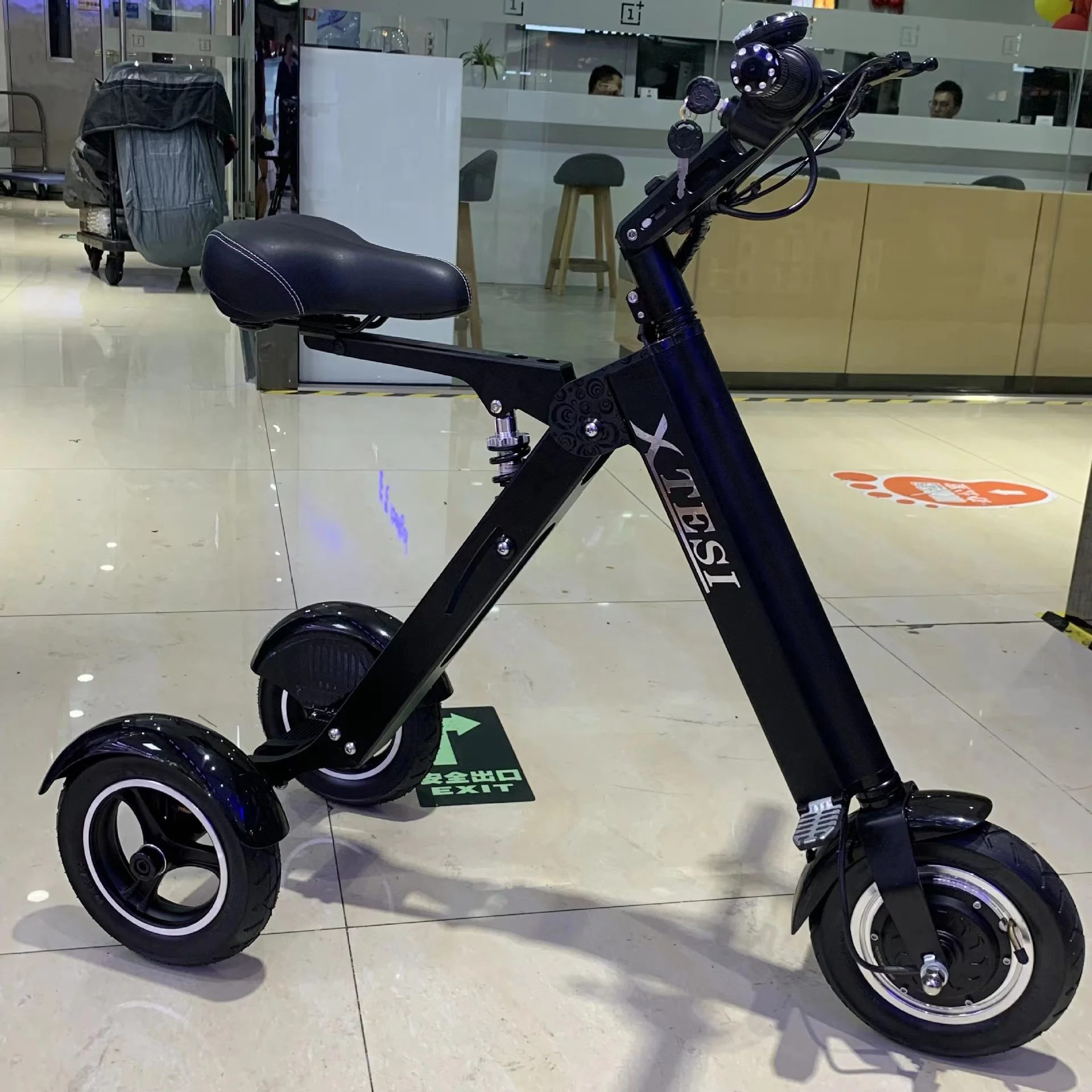 K7S Mini E-Bike | Foldable 3-Wheel Electric Scooter for Adults | 250W, 36V, 7.8Ah Intelligent Electric Bicycle