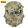 GiftsBite Store Multicam Tactical Full Face Breathable Airsoft Wargame Protective Mask