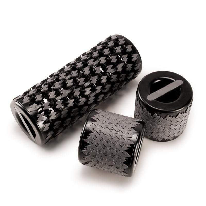Products Pro Muscle recovery Black RollerToGo - Collapsible Muscle Massager Foam Roller