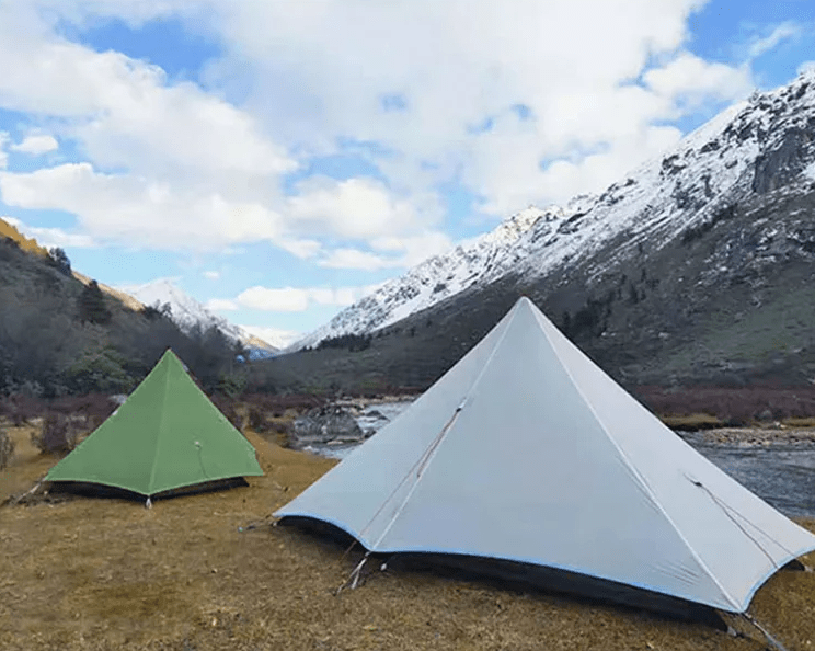 Trek Tech Gear Ultralight Tent 3-Season Backpacking Tent 1 Person Camping Tent, Outdoor Lightweight LanShan Camping Tent Shelter, Perfect for Camping, Trekking, Climbing, Hiking