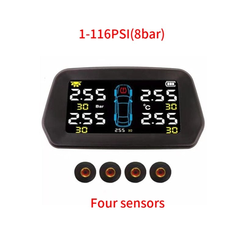 Trek Tech Gear 1005002589205154-Four sensors 87PSI-Black Four sensors 87PSI / Black