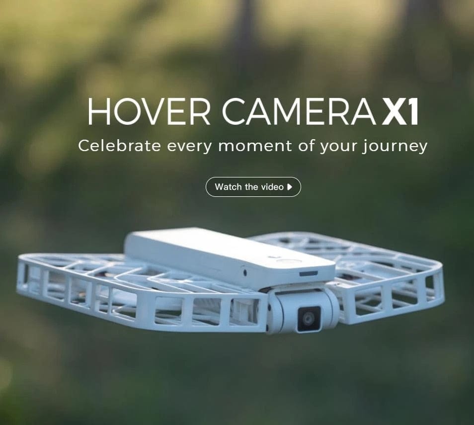 HOVERAir X1 Standard Pack, Pocket-Sized Self-Flying Camera (Drone), Ultra  Ligh