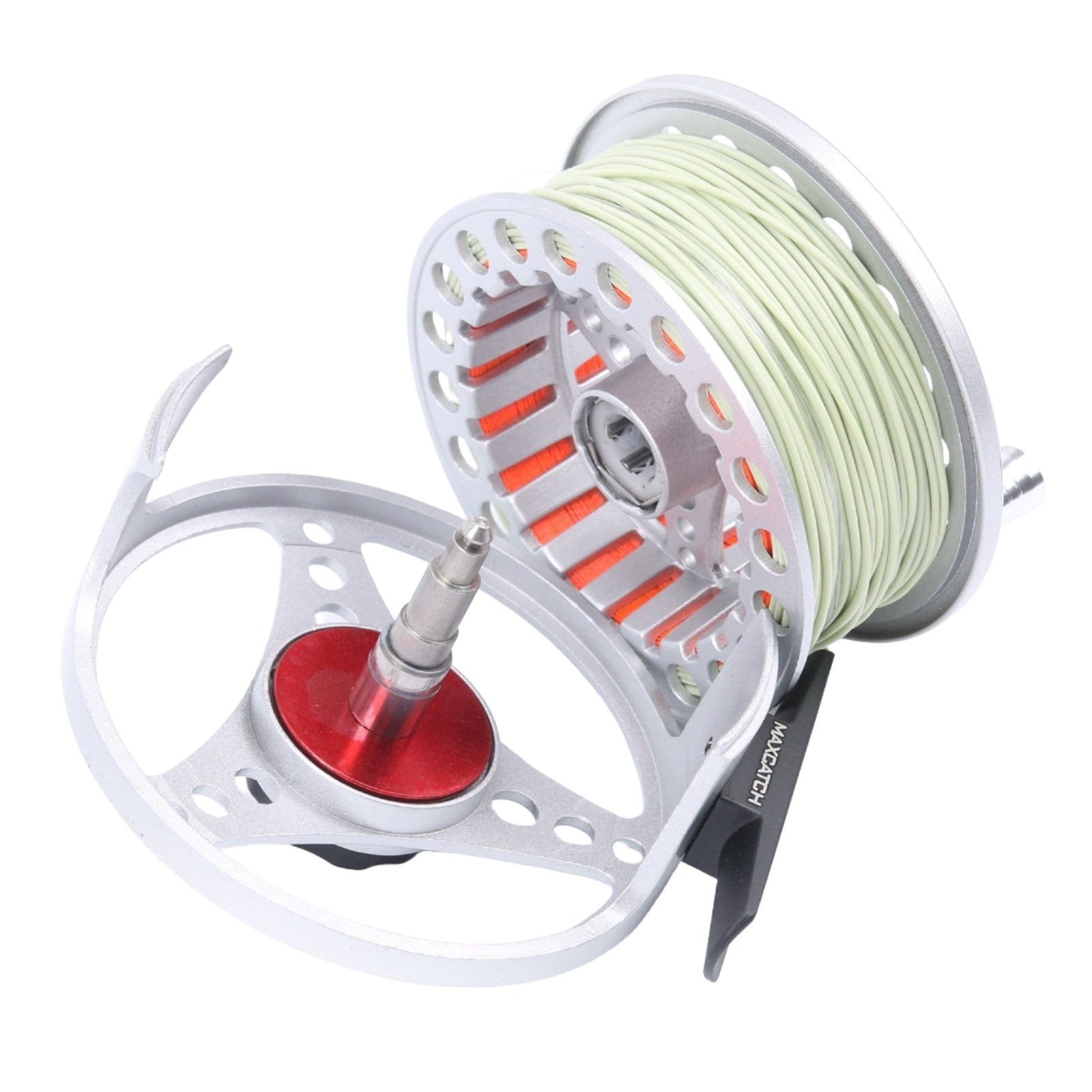 Maximumcatch 3-8WT Plastic/Aluminum Large Arbor Pre-spooled Fly Fishing Reel  with Floating Fly Line