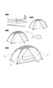 Trek Tech Gear 4000404851773-Gray Naturehike Ultralight Nebula 2 Person 20D Nylon Tent: Lightweight & Durable Camping Gear