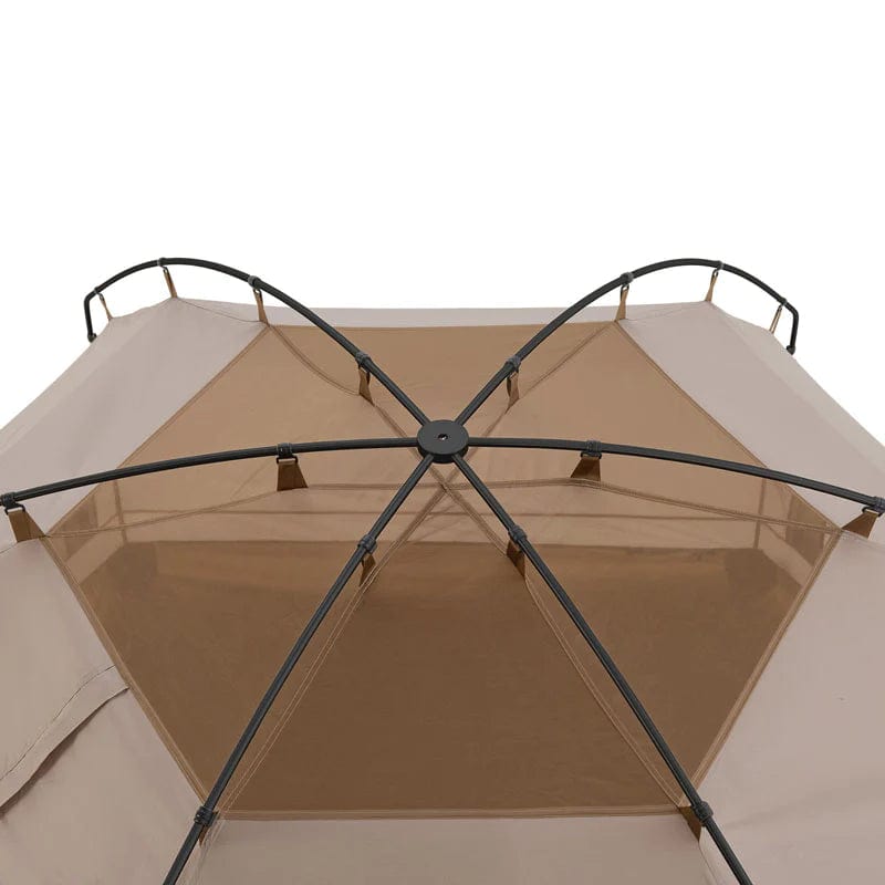 Trek Tech Gear 1005005377174500-Tent Outdoor Camping Hexagonal Tent - Ultimate Comfort and Adventure