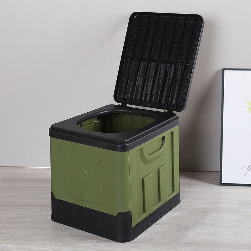 Trek Tech Gear 1005005315279476-Green folding toilet Green folding toilet