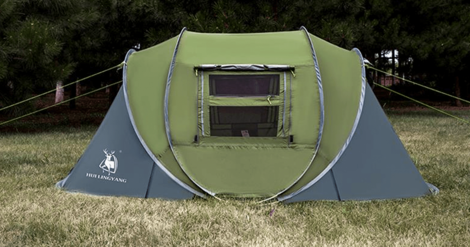 Trek Tech Gear Durable Waterproof Outdoor Auto Throw 2-4 Person Tent | Superior Durability & Weather Resistance