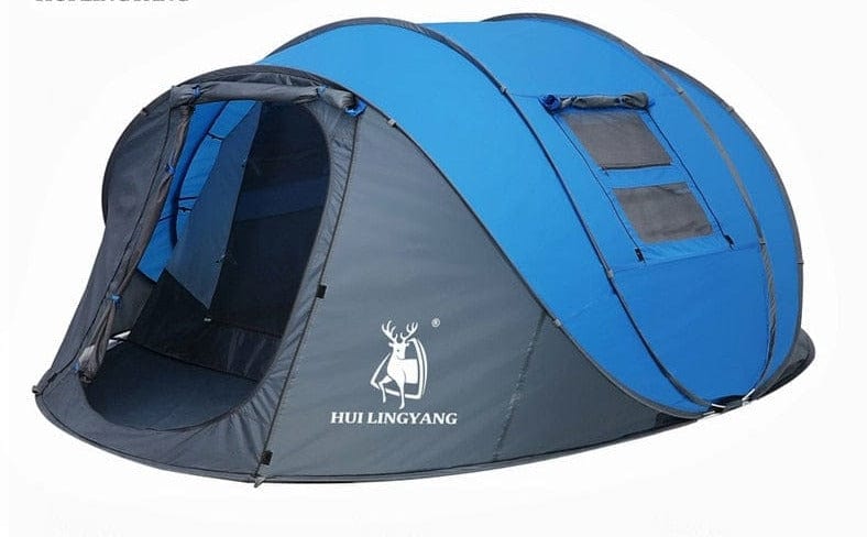 Trek Tech Gear Durable Waterproof Outdoor Auto Throw 2-4 Person Tent | Superior Durability & Weather Resistance