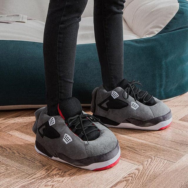 Myre Sindssyge Forfalske Retro Jordan Plush House Sneaker Slippers – Trek Tech Gear